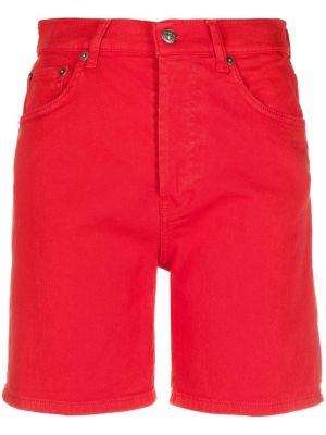 Teksariidest lühikesed püksid Dondup punane