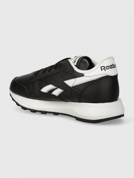 Bőr sneakers Reebok Classic fekete