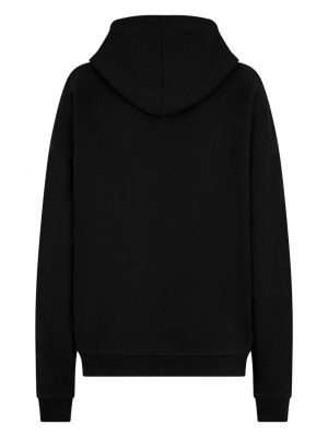Kapučdžemperis ar apdruku džersija Dsquared2 melns