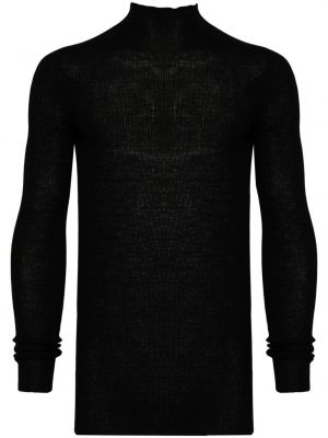 Sweter wełniany Rick Owens czarny