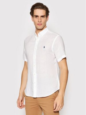Biała koszula Polo Ralph Lauren, biały