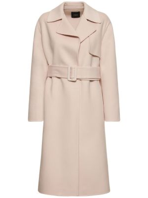 Kaschmir woll trenchcoat Theory pink