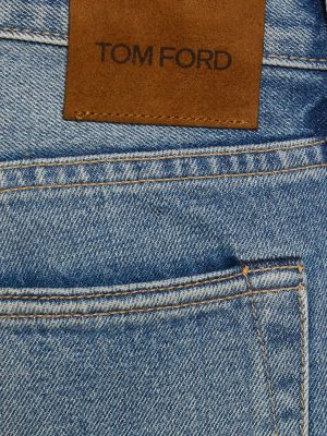 Slim fit skinny farmernadrág Tom Ford kék