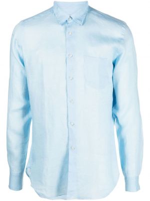 Πουπουλένιο λινό πουκάμισο με κουμπιά Peninsula Swimwear