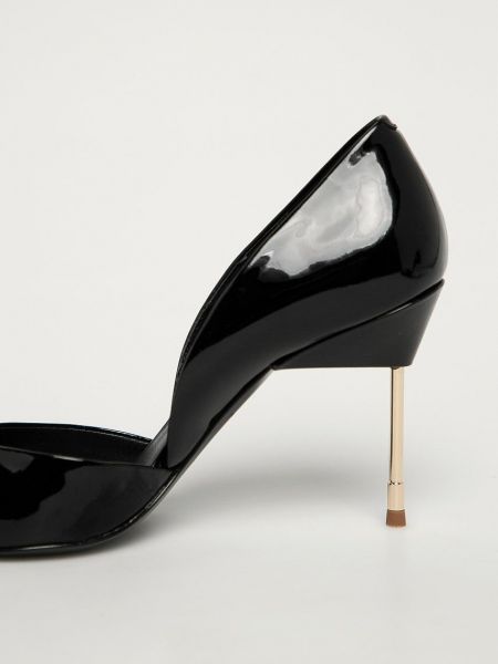 Pantofi cu toc din piele Kurt Geiger London negru