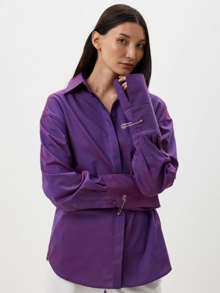 Рубашка Belevtseva фиолетовая