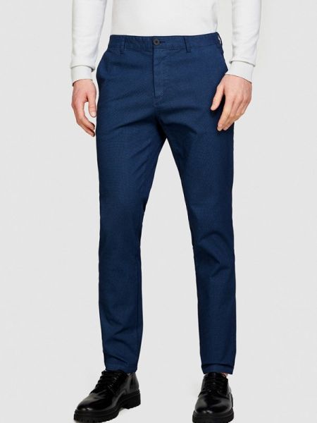 Классические брюки Sisley синие