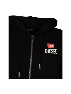 Bluza rozpinana Diesel czarna