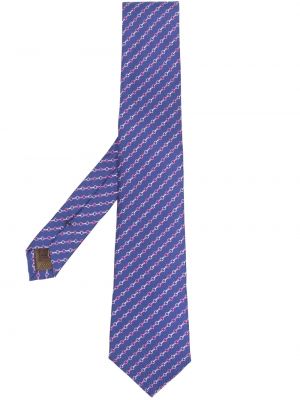 Cravată de mătase cu imagine Church's