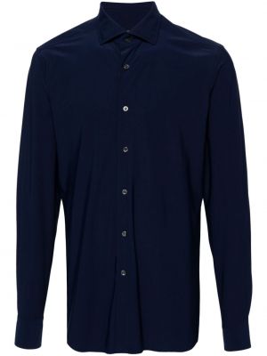 Košile jersey Corneliani modrá