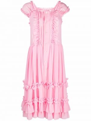 Sukienka midi Comme Des Garcons Girl - Różowy