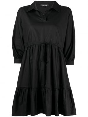Памучна рокля Tout A Coup черно