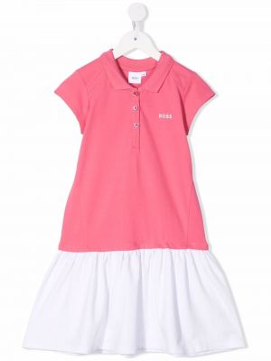 Vestito Boss Kidswear rosa
