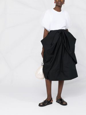 Falda larga Simone Rocha negro