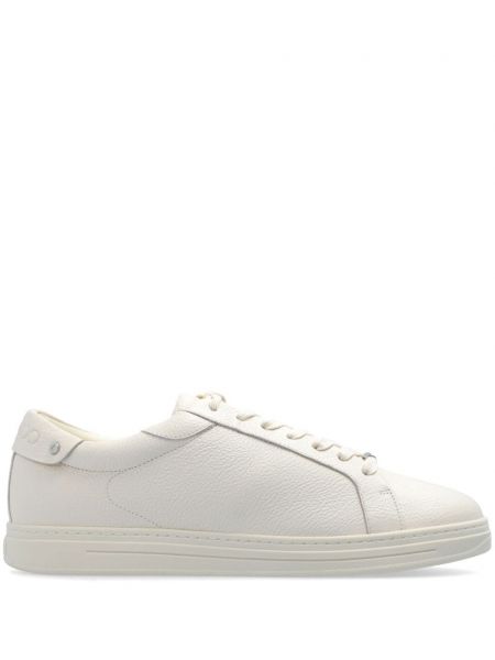 Læder sneakers Jimmy Choo hvid