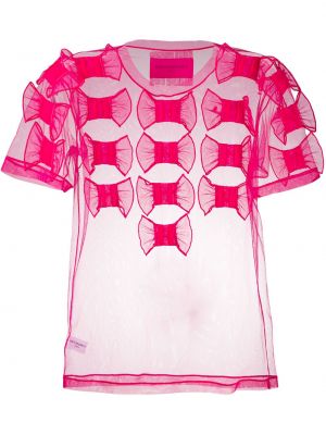 Camiseta con lazo Viktor & Rolf rosa