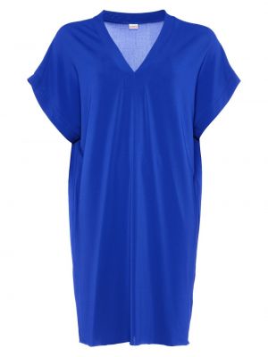 Kleid mit v-ausschnitt Eres blau