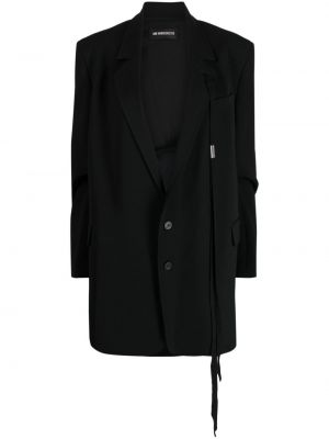 Drapovaný bunda Ann Demeulemeester čierna