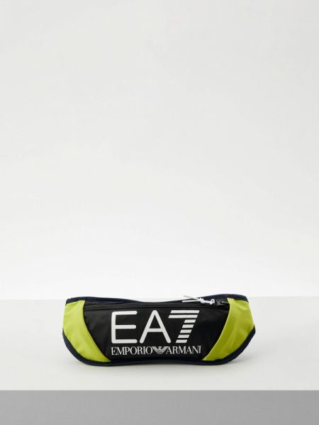 Поясная сумка Ea7 зеленая