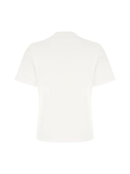 Camiseta de algodón Salvatore Ferragamo blanco