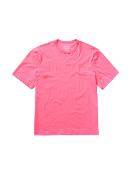 Koszulka bawełniana z dżerseju Blauer różowa
