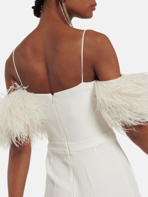 Ολόσωμη φόρμα με φτερά David Koma λευκό