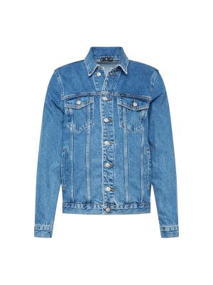 Priliehavá džínsová bunda Ltb modrá