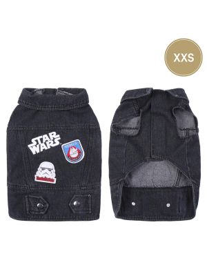 Kurtka jeansowa w gwiazdy Star Wars szara