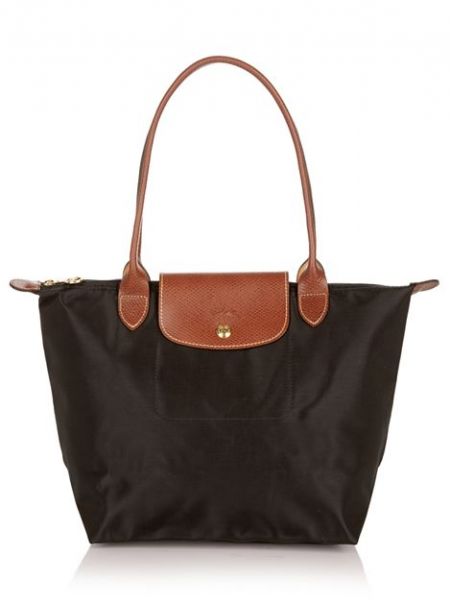 Нейлоновая сумка через плечо Longchamp черная