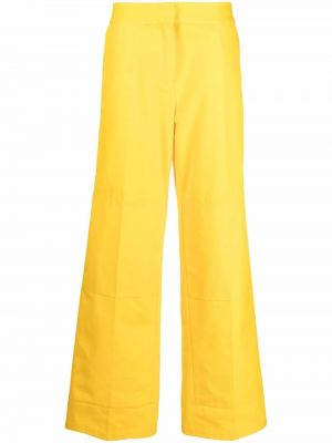 Παντελόνι με ίσιο πόδι Raf Simons κίτρινο