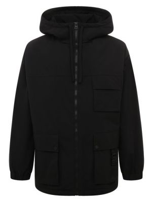 Утепленная куртка Hugo черная