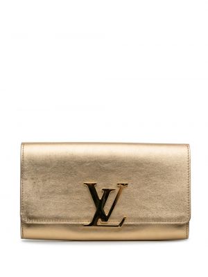 Listová kabelka Louis Vuitton zlatá