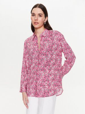 Chemise large United Colors Of Benetton rose