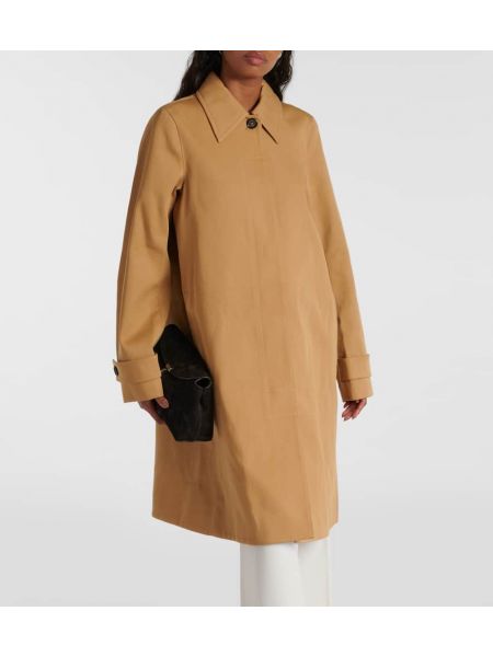 Manteau en coton Toteme marron