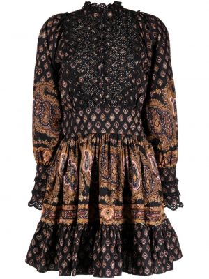 Pamučna haljina s printom s paisley uzorkom Bytimo