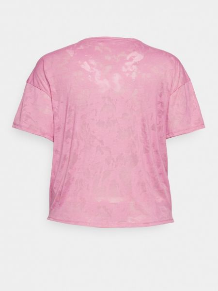 Koszulka z nadrukiem Only Play różowa