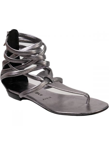 Srebrne sandały Barbara Bui