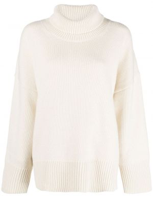 Кашмирен пуловер Chloé бяло