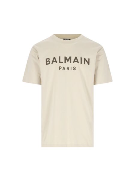 Hemd mit print Balmain beige