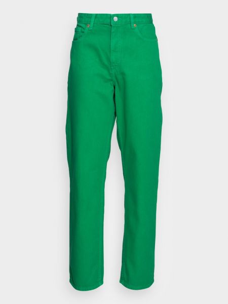 Proste jeansy Monki zielone