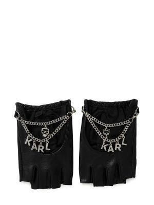 Γάντια Karl Lagerfeld μαύρο