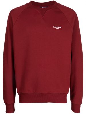 Sweatshirt aus baumwoll Balmain rot
