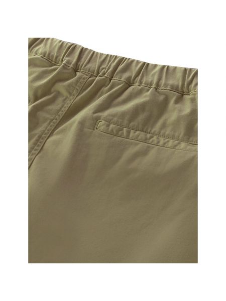 Pantalones cortos de algodón Woolrich verde