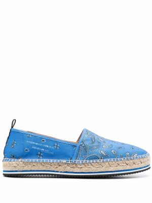 Paisley trykt espadrillos Kenzo blå