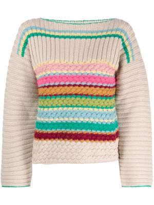 Pletený bavlněný vlněný svetr See By Chloe