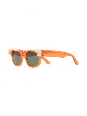 Okulary przeciwsłoneczne Gucci Eyewear pomarańczowe