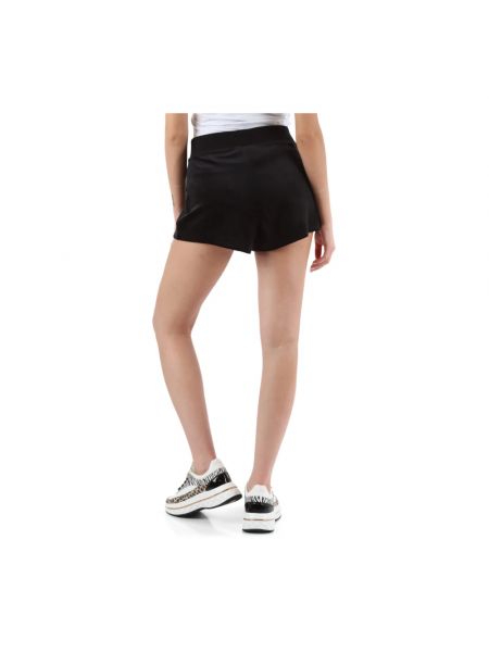 Pantalones cortos con bordado de terciopelo‏‏‎ deportivos Juicy Couture negro