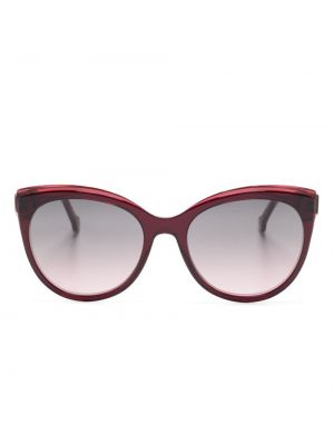 Okulary przeciwsłoneczne Carolina Herrera czerwone