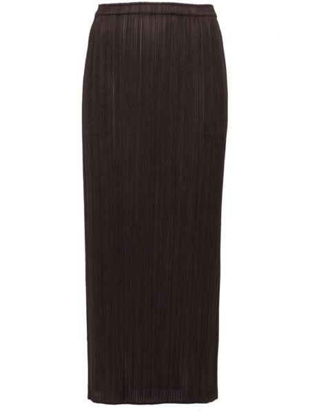 Plisseret pencil skirt Pleats Please Issey Miyake sort