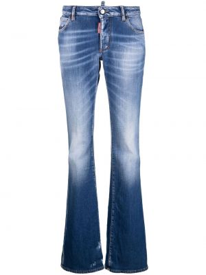 Jeans bootcut large Dsquared2 bleu